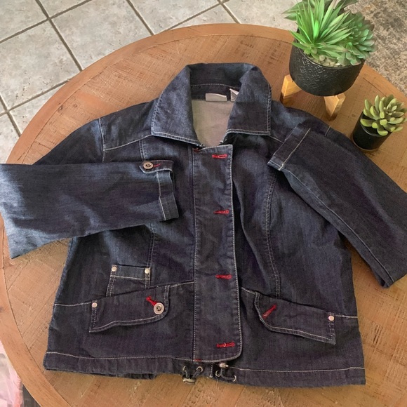 Chico's Jackets & Blazers - Chicos gently love jean jacket size 2